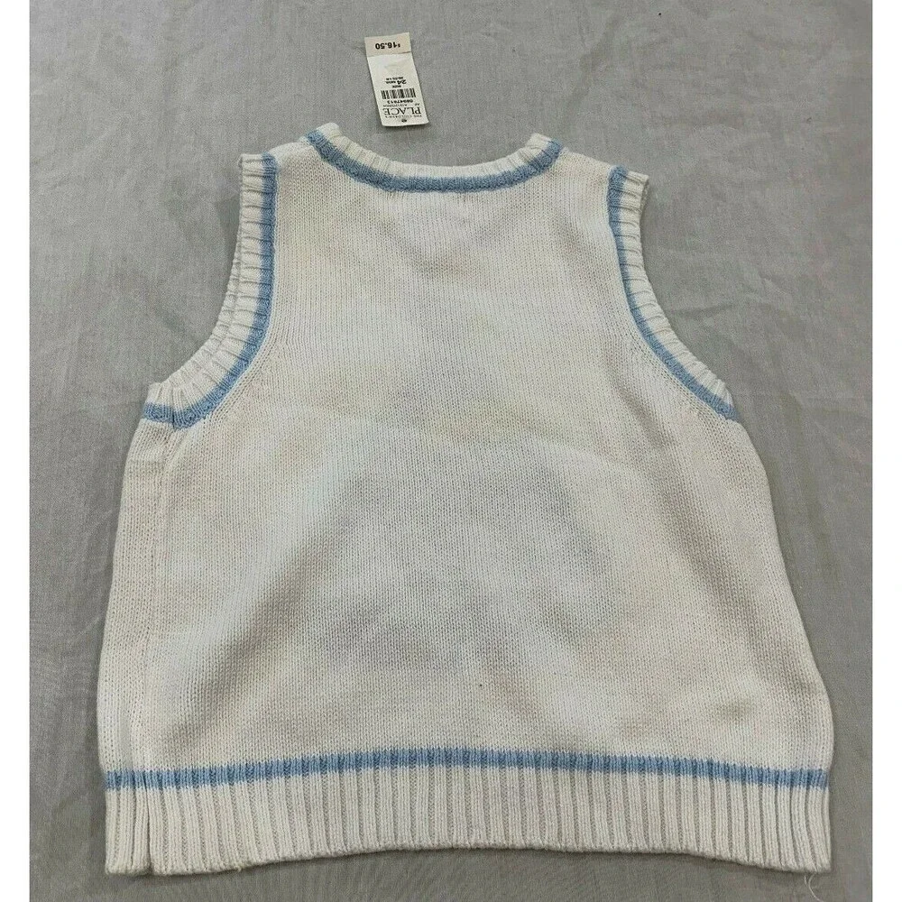 NWT THE CHILDRENS PLACE BOYS SAILBOAT SWEATER VEST SIZE 24 MONTHS